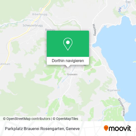 Parkplatz Brauerei Rosengarten Karte
