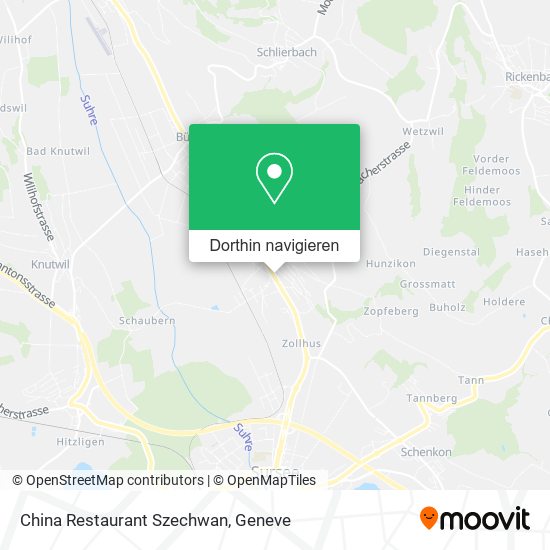 China Restaurant Szechwan Karte