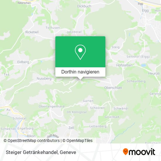 Steiger Getränkehandel Karte