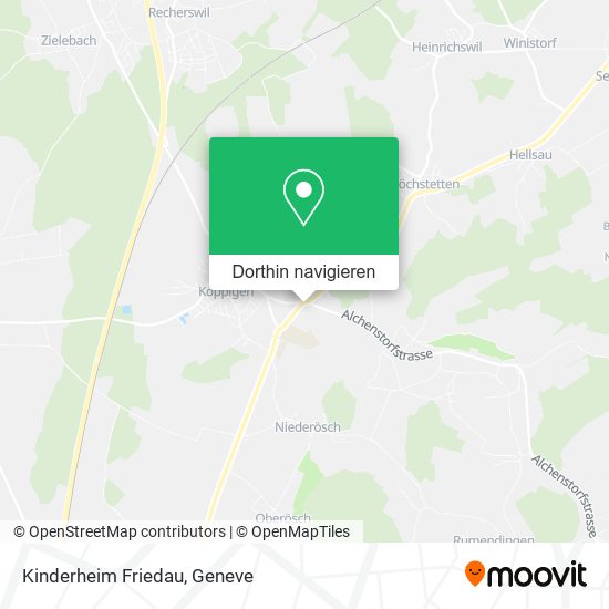 Kinderheim Friedau Karte