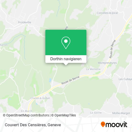 Couvert Des Censières Karte
