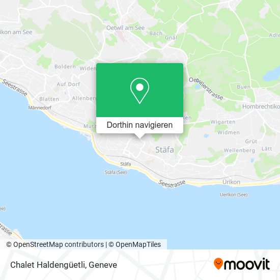 Chalet Haldengüetli Karte