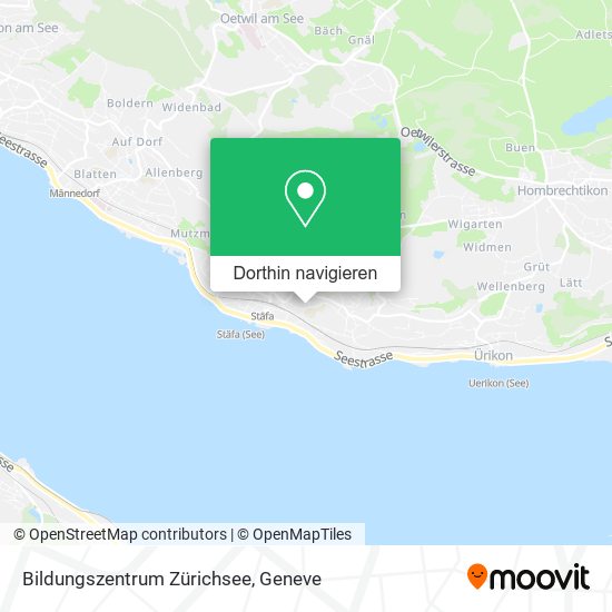 Bildungszentrum Zürichsee Karte
