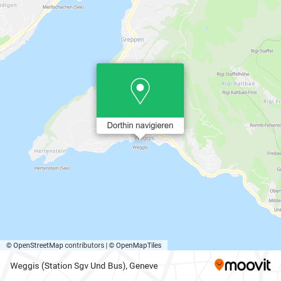 Weggis (Station Sgv Und Bus) Karte