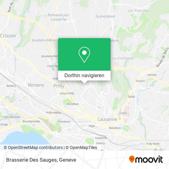 Brasserie Des Sauges Karte