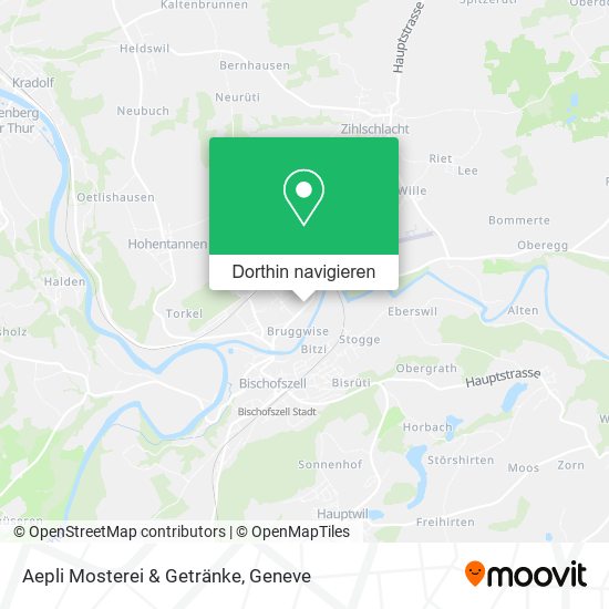 Aepli Mosterei & Getränke Karte