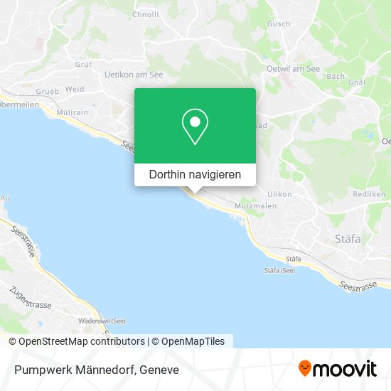 Pumpwerk Männedorf Karte