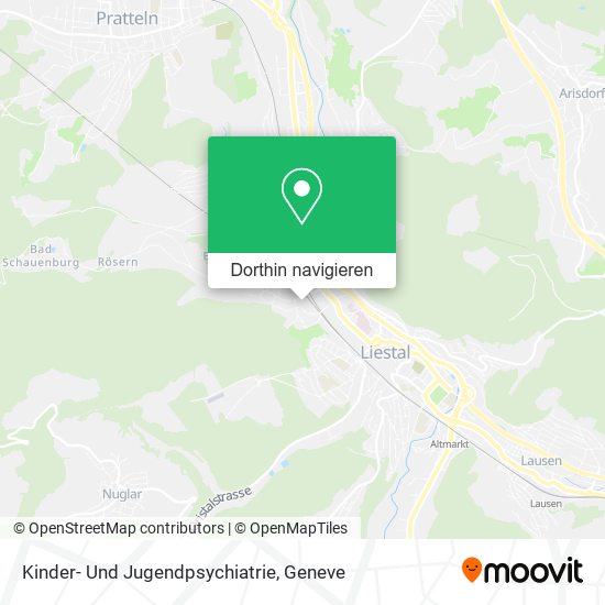 Kinder- Und Jugendpsychiatrie Karte