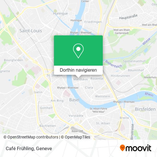 Café Frühling Karte