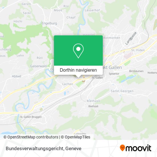 Bundesverwaltungsgericht Karte