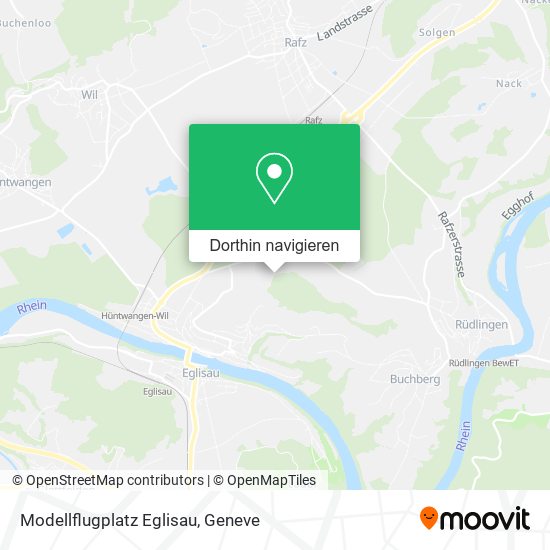 Modellflugplatz Eglisau Karte