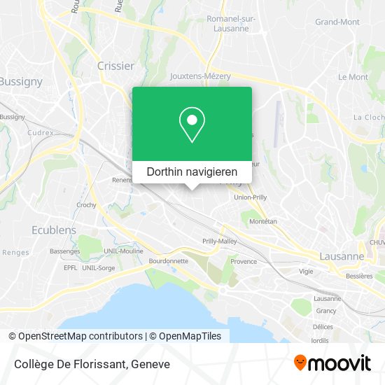 Collège De Florissant Karte