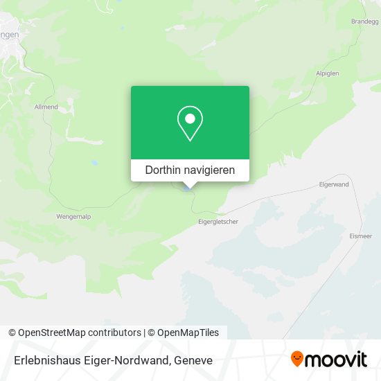 Erlebnishaus Eiger-Nordwand Karte