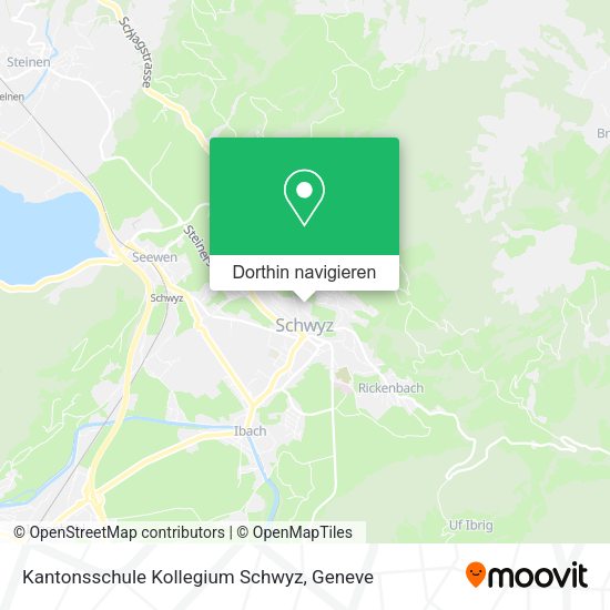 Kantonsschule Kollegium Schwyz Karte