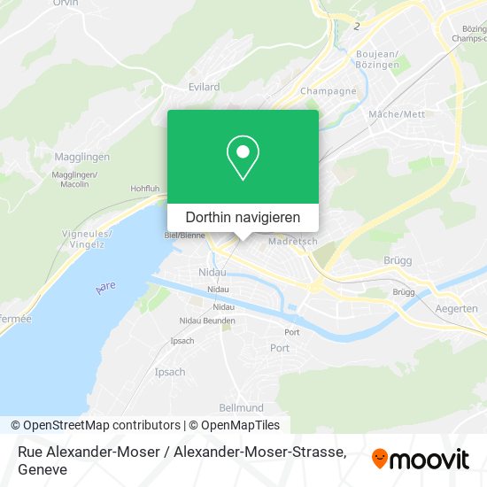 Rue Alexander-Moser / Alexander-Moser-Strasse Karte