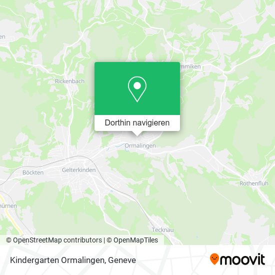 Kindergarten Ormalingen Karte