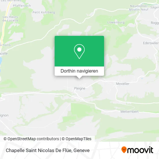 Chapelle Saint Nicolas De Flüe Karte
