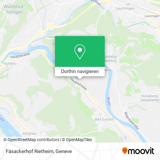 Fäsackerhof Rietheim Karte
