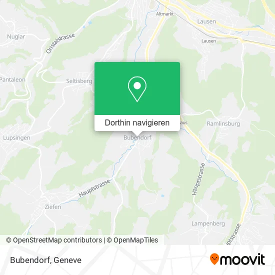 Bubendorf Karte