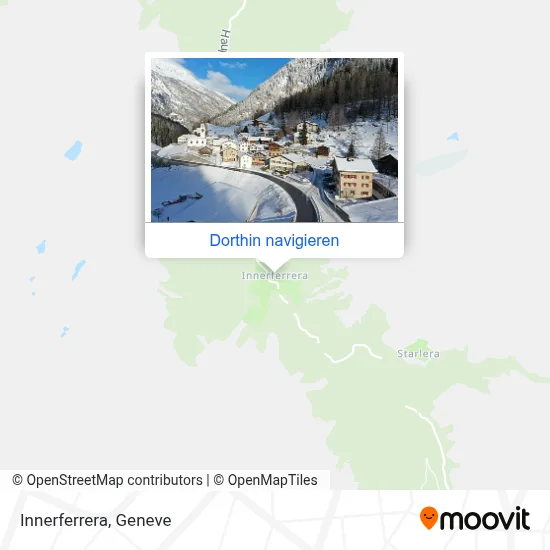 Innerferrera Karte