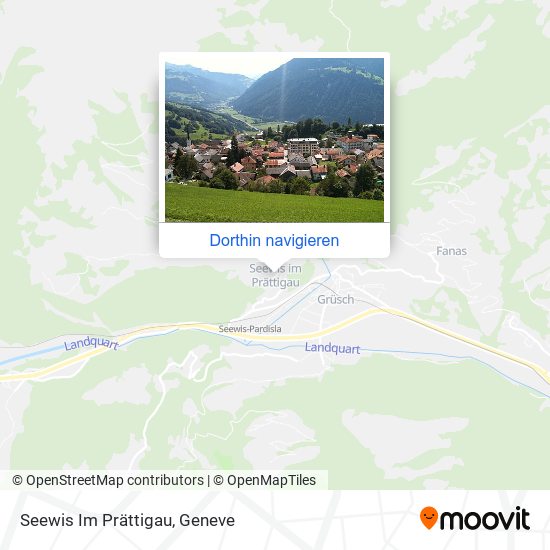 Seewis Im Prättigau Karte