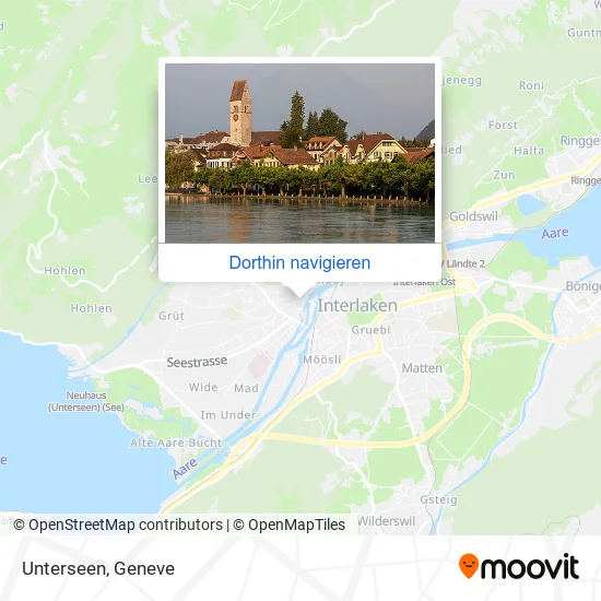 Unterseen Karte