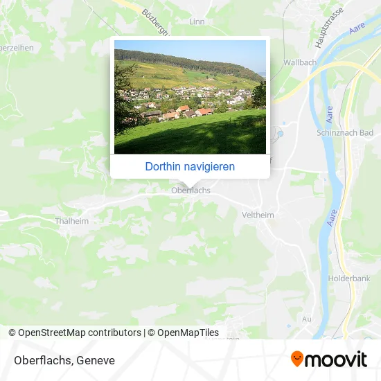 Oberflachs Karte