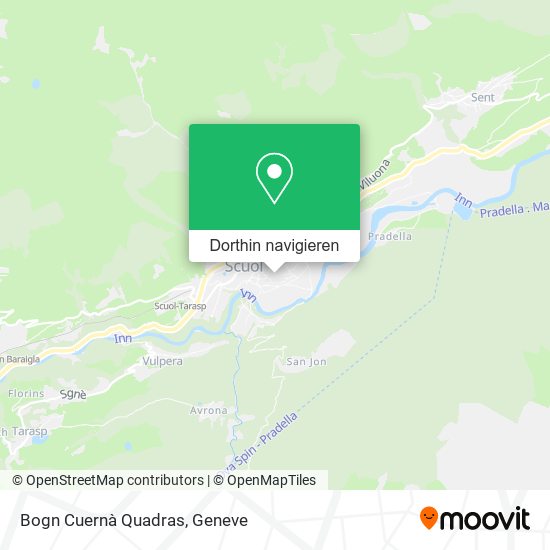 Bogn Cuernà Quadras Karte