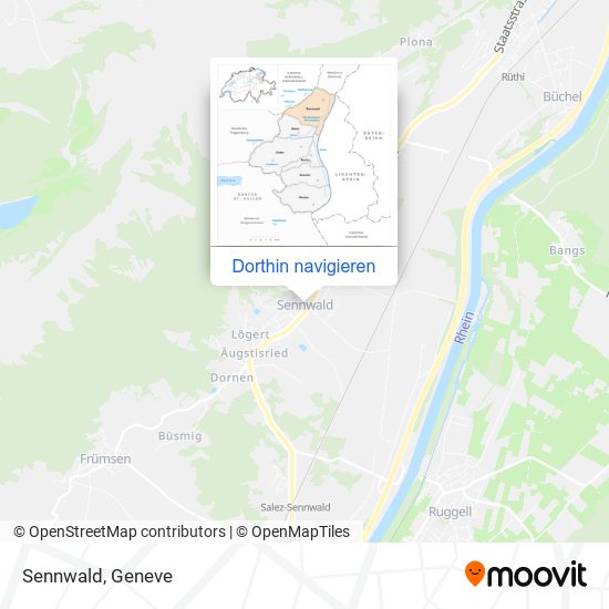 Sennwald Karte