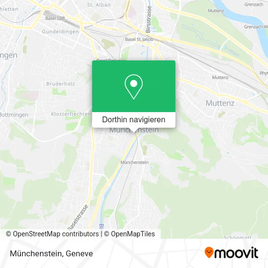 Münchenstein Karte