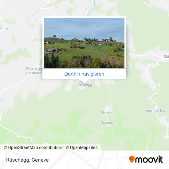 Rüschegg Karte
