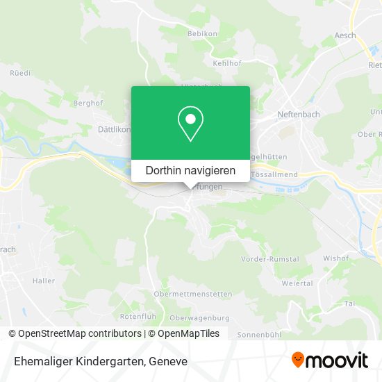 Ehemaliger Kindergarten Karte