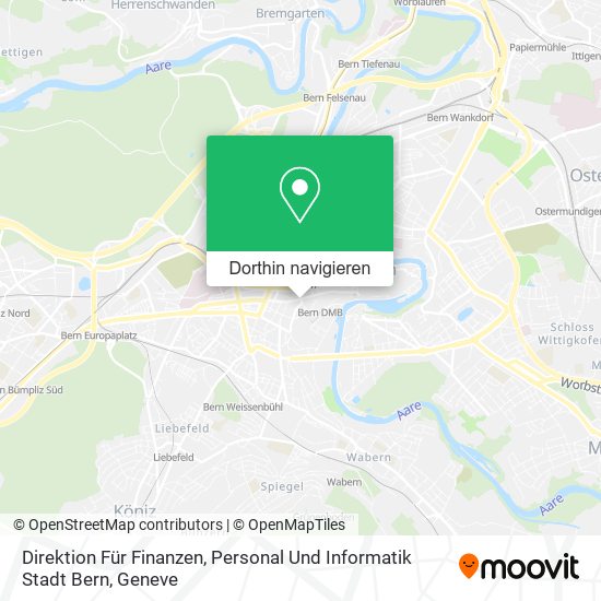 Direktion Für Finanzen, Personal Und Informatik Stadt Bern Karte
