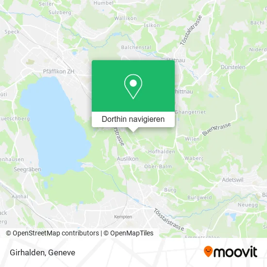 Girhalden Karte