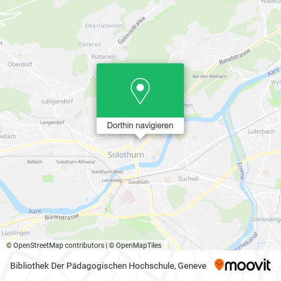 Bibliothek Der Pädagogischen Hochschule Karte