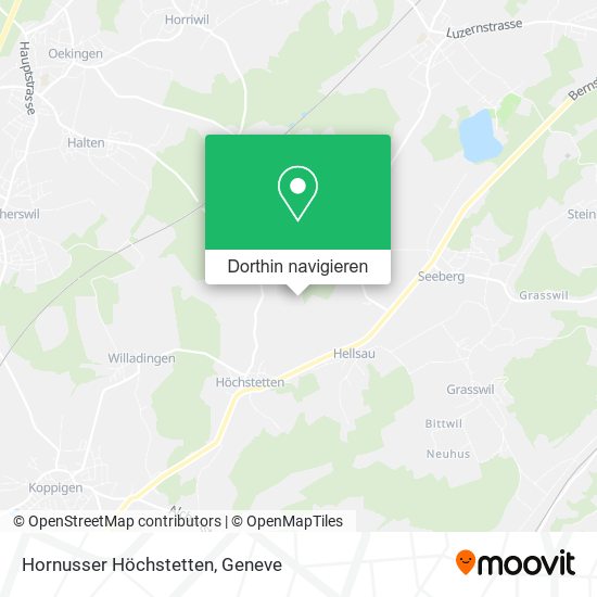 Hornusser Höchstetten Karte