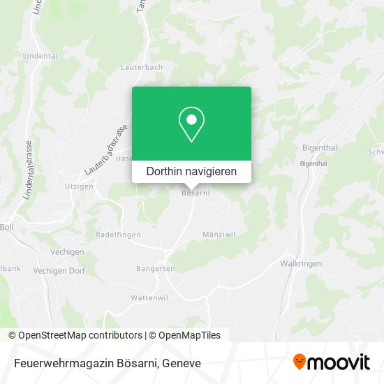 Feuerwehrmagazin Bösarni Karte