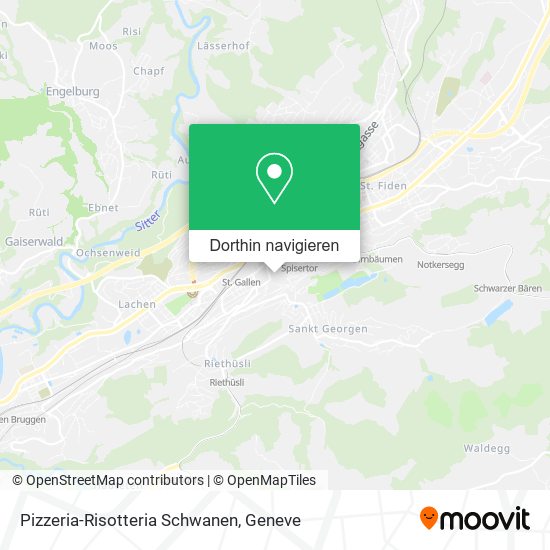 Pizzeria-Risotteria Schwanen Karte