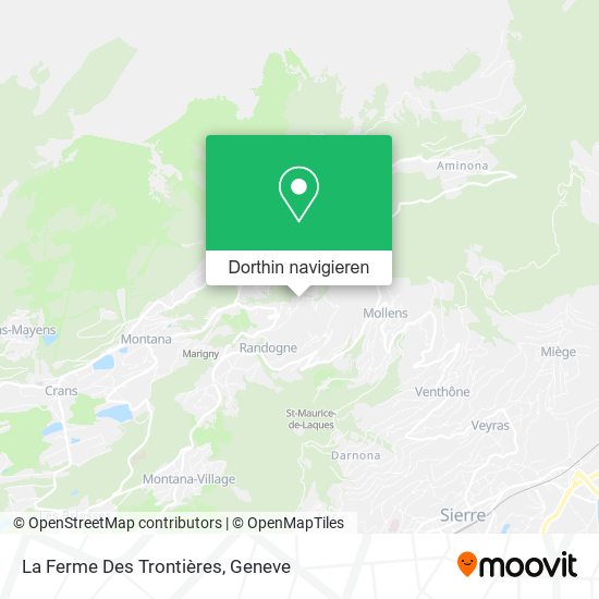 La Ferme Des Trontières Karte