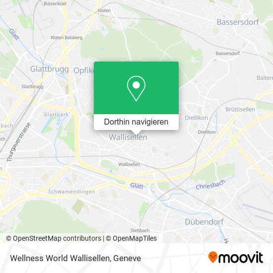 Wellness World Wallisellen Karte