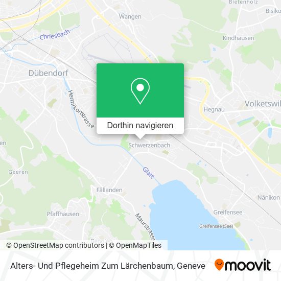Alters- Und Pflegeheim Zum Lärchenbaum Karte