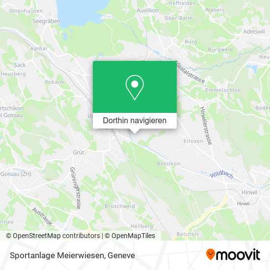 Sportanlage Meierwiesen Karte