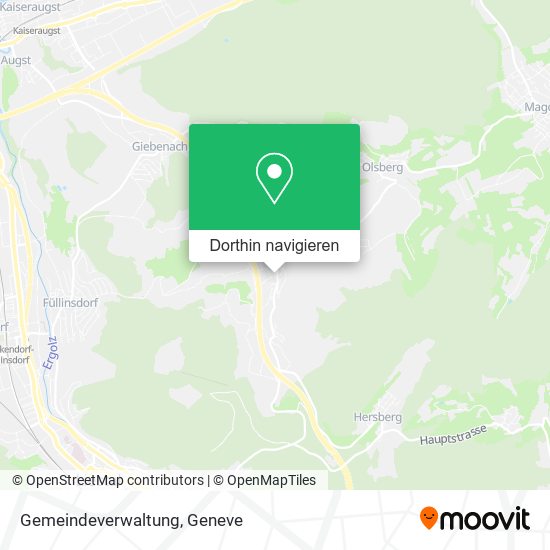 Gemeindeverwaltung Karte