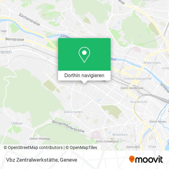 Vbz Zentralwerkstätte Karte
