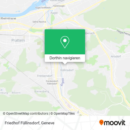 Friedhof Füllinsdorf Karte