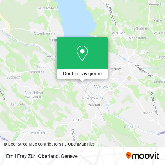 Emil Frey Züri-Oberland Karte