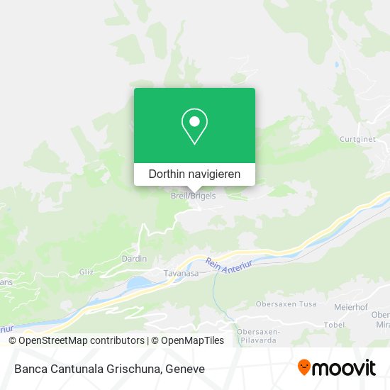 Banca Cantunala Grischuna Karte