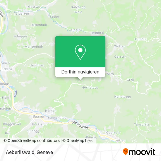 Aeberliswald Karte