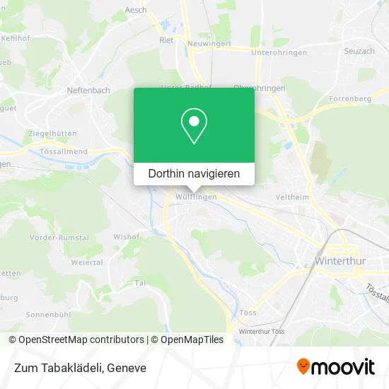 Zum Tabaklädeli Karte