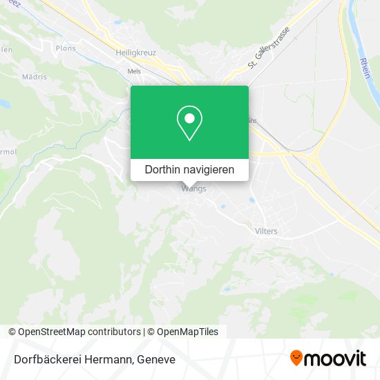 Dorfbäckerei Hermann Karte
